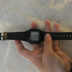 retro look casio watch